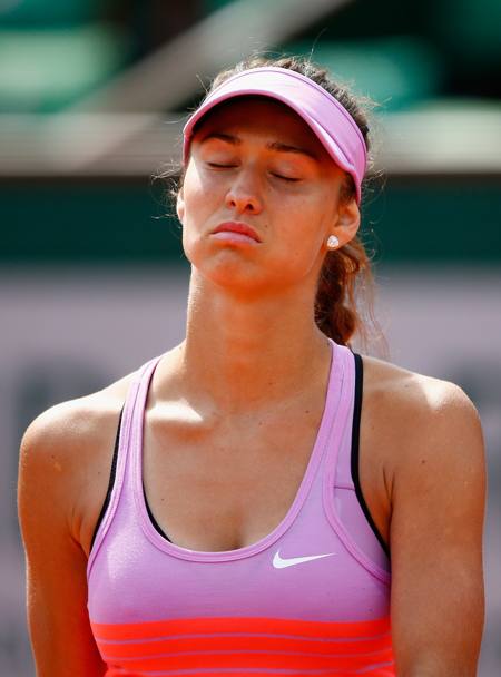 Vitalia non sembra affatto soddisfatta della sua partita... ( Images)